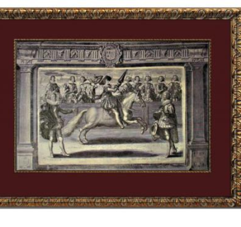 路易十三宫廷骑士的复古相框SU模型下载_sketchup草图大师SKP模型