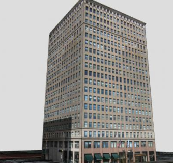 麦考密克大厦建筑SU模型下载_sketchup草图大师SKP模型