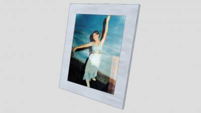 跳芭蕾舞的女孩相片相框SU模型下载_sketchup草图大师SKP模型