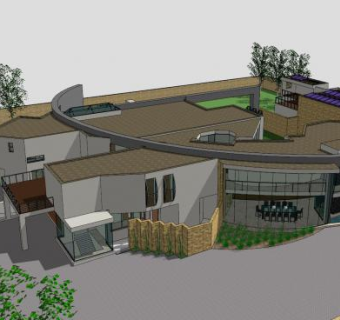 梦想之家休闲住宅SU模型下载_sketchup草图大师SKP模型