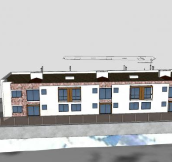 巴雷纳角总部别墅建筑SU模型下载_sketchup草图大师SKP模型