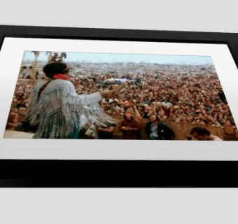 伍德斯托克音乐会摄影相框SU模型下载_sketchup草图大师SKP模型