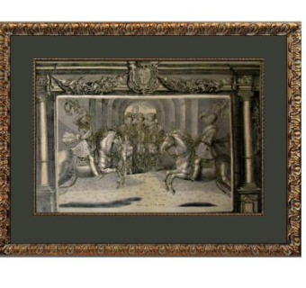 宫廷贵族骑士欧式相框挂画SU模型下载_sketchup草图大师SKP模型