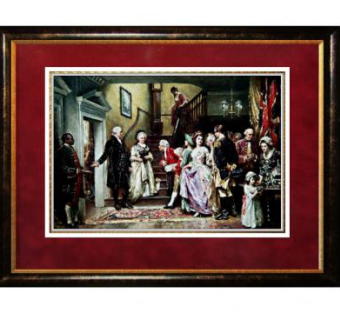 弗农山庄的聚会挂画SU模型下载_sketchup草图大师SKP模型