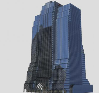 西麦迪逊高层建筑SU模型下载_sketchup草图大师SKP模型