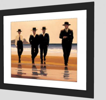 西服男士海边相片相框SU模型下载_sketchup草图大师SKP模型