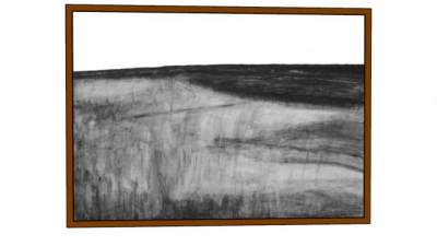 园野绘画壁式挂画SU模型下载_sketchup草图大师SKP模型