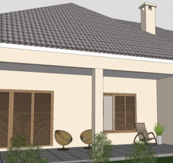 现代屋顶房子SU模型下载_sketchup草图大师SKP模型