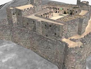 墨西哥建筑米拉佐城堡SU模型下载_sketchup草图大师SKP模型