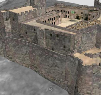 墨西哥建筑米拉佐城堡SU模型下载_sketchup草图大师SKP模型