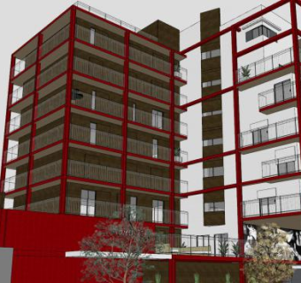 当代房子建筑构建SU模型下载_sketchup草图大师SKP模型