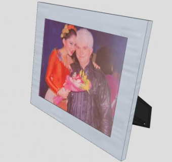 室内摆台相框合照像SU模型下载_sketchup草图大师SKP模型