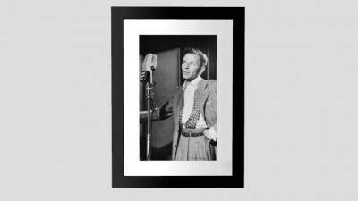 弗兰克·辛纳屈的老照片相框SU模型下载_sketchup草图大师SKP模型