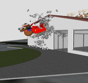 现代建筑白色房子SU模型下载_sketchup草图大师SKP模型