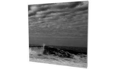 海浪无框装饰画SU模型下载_sketchup草图大师SKP模型