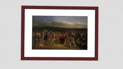 古典主义绘画挂画SU模型下载_sketchup草图大师SKP模型