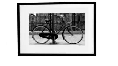 怀旧自行车摄影挂画SU模型下载_sketchup草图大师SKP模型