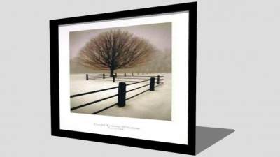 北欧风格简约装饰画SU模型下载_sketchup草图大师SKP模型