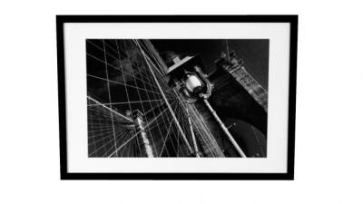 纽约布鲁克林大桥摄影挂画SU模型下载_sketchup草图大师SKP模型