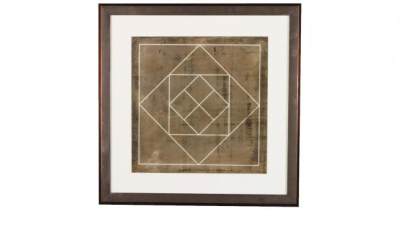 经典表格几何图形挂画SU模型下载_sketchup草图大师SKP模型