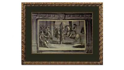 法国宫廷古典挂画SU模型下载_sketchup草图大师SKP模型