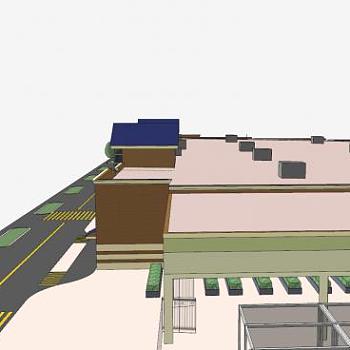 梅耶尔家具房子建筑SU模型下载_sketchup草图大师SKP模型