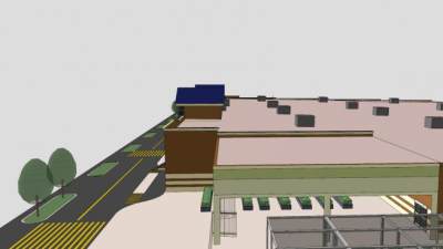 梅耶尔家具房子建筑SU模型下载_sketchup草图大师SKP模型