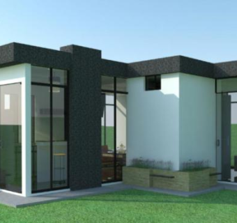 现代建筑小公寓SU模型下载_sketchup草图大师SKP模型