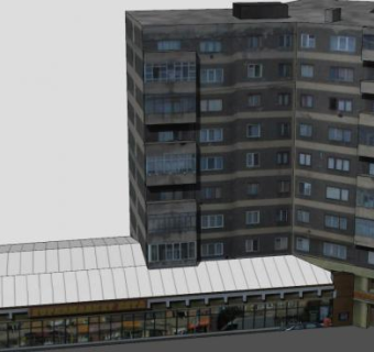 罗马尼亚莫雷尼市建筑SU模型下载_sketchup草图大师SKP模型