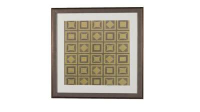 经典几何图案装饰画SU模型下载_sketchup草图大师SKP模型