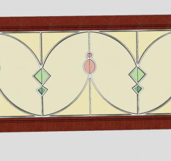 维多利亚时代的顶窗SU模型下载_sketchup草图大师SKP模型