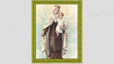 圣母玛利亚油画装饰画SU模型下载_sketchup草图大师SKP模型