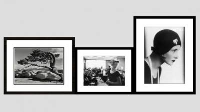 黑白摄影相框挂画SU模型下载_sketchup草图大师SKP模型