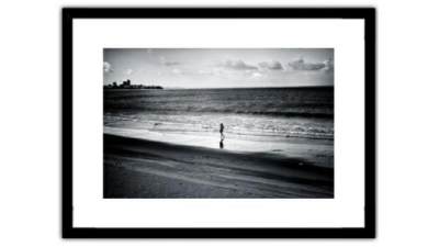 沙滩海景摄影挂画SU模型下载_sketchup草图大师SKP模型