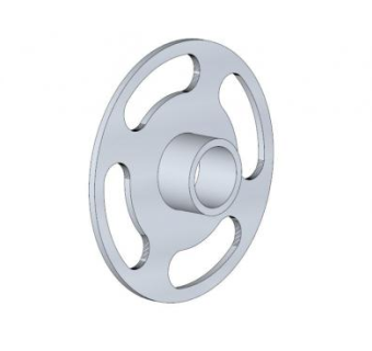 圆形不锈钢机械零件SU模型_su模型下载 草图大师模型_SKP模型