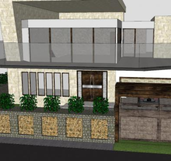 皇家住宅房子建筑SU模型下载_sketchup草图大师SKP模型