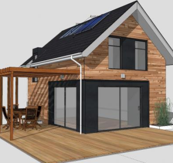 现代屋子房子SU模型下载_sketchup草图大师SKP模型