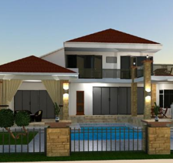 现代房子起居区SU模型下载_sketchup草图大师SKP模型