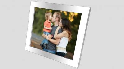 家庭合照摆台相框SU模型下载_sketchup草图大师SKP模型