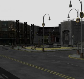 布景松木工作室建筑SU模型下载_sketchup草图大师SKP模型