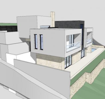 现代住宅工作室SU模型下载_sketchup草图大师SKP模型