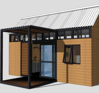 老式小房子SU模型下载_sketchup草图大师SKP模型