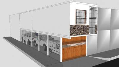 现代玻璃建筑SU模型下载_sketchup草图大师SKP模型