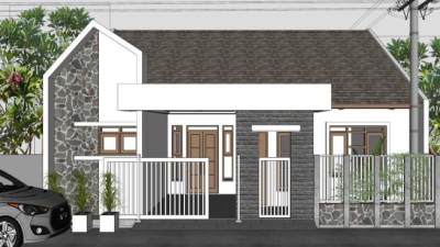 现代家庭装修建筑SU模型下载_sketchup草图大师SKP模型