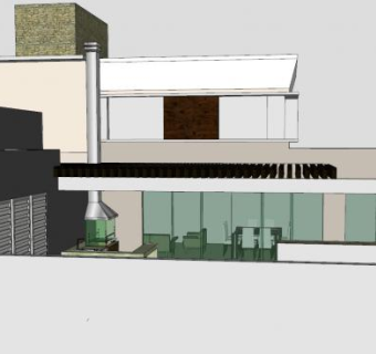 双层主套房房子SU模型下载_sketchup草图大师SKP模型