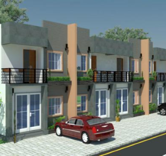 现代公寓房子建筑SU模型下载_sketchup草图大师SKP模型