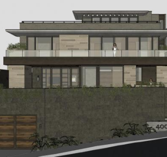 自由式民居房子建筑SU模型下载_sketchup草图大师SKP模型