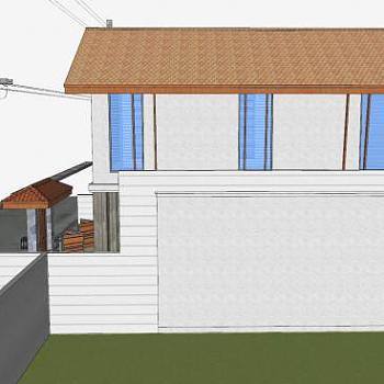 现代热带住宅建筑SU模型下载_sketchup草图大师SKP模型