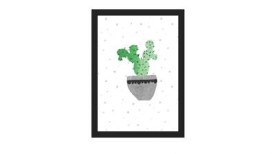 仙人掌海报挂画SU模型下载_sketchup草图大师SKP模型