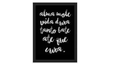 英文海报黑底黑框挂画SU模型下载_sketchup草图大师SKP模型